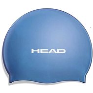 Head Silicone Flat, Blue - Bathing Cap