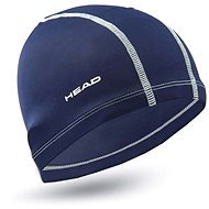 Head Polyester Cap, Navy Blue - Swim Cap
