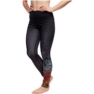 Dedoles Veselé sportovní legíny Šedá mandala černá vel. 2XL - Legíny
