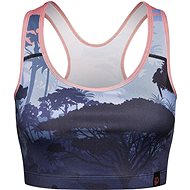 Dedoles Cheerful sports bra Evening in the jungle blue/pink size 2.5 mm L - Bra