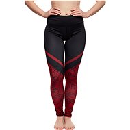 Dedoles Veselé fitness legíny Magnólie černá vel. 2XL - Legíny