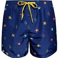 Dedoles Cheerful men's swim shorts Starfish blue sized. L - Men's Swimwear