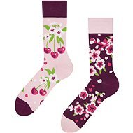 Dedoles Veselé bambusové ponožky Čerešňový kvet ružové veľkosť 43 – 46 EU - Ponožky
