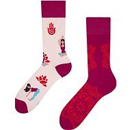Dedoles Happy socks Yoga mandala burgundy size 43 - 46 EU - Socks