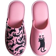 Dedoles Veselé pantofle Růžové kočky růžová EU 39 / 275 mm - Slippers