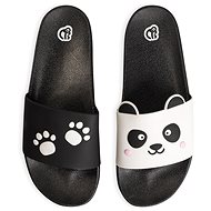 Dedoles Veselé pantofle Tlapky pandy černá EU 38 / 253 mm - Slippers