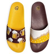 Dedoles Veselé pantofle Pivo hnědá/žlutá EU 41 / 273 mm - Slippers