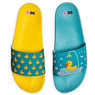 Dedoles Veselé pantofle Kačenky modrá/žlutá EU 44 / 293 mm - Slippers