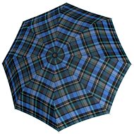 DERBY Hit Magic káro modro - šedý plně automatický  - Umbrella