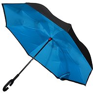 GGV Obrácený deštník 110 cm modrý - Umbrella