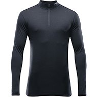 DEVOLD Breeze Merino 150 Zip Neck Man, Black, XL - Thermal Underwear