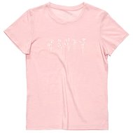 DEVOLD Classic Flowers Tee Wmn, Chalk Pink, XL - T-Shirt