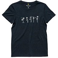 DEVOLD Classic Flowers Tee Wmn, Ink, S - T-Shirt