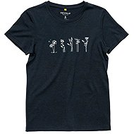 DEVOLD Classic Flowers Tee Wmn, Ink, XL - T-Shirt