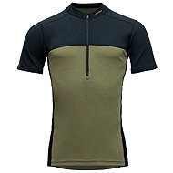 DEVOLD Lauparen Merino 190 Zip Tee Man, Ink/Lichen/Black, M - Thermal Underwear