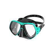 Dive Team Deepvision antifog, mask, black/aqua - Diving Mask