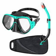 Dive Team Snorkeling set Deep Vision antifog, aqua - Diving Set