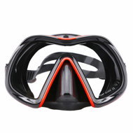 Dive Team Maxi View Mask, red - Snorkel Mask