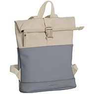 Daneil Ray Allentown Roll-Top Backpack, Beige/Blue - Backpack