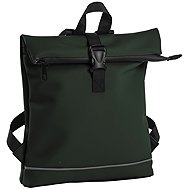 Daneil Ray Jefferson Roll-Top Backpack, Dark Green - Backpack