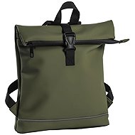 Daniel Ray Jefferson Roll-Top Backpack, Olive Green - Backpack