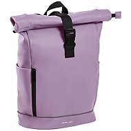 Daneil Ray Highlands Roll-Top Laptop Backpack, Purple - Backpack