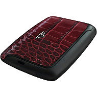 Tru Virtu Card Case Pearl – Croco Bordeaux Leather - Wallet