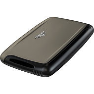 Tru Virtu Card Case Pearl – Silk Grey - Wallet