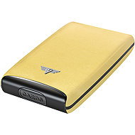 Tru Virtu Credit Card Case Razor - Leather Yellow Gold - Wallet