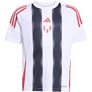 Adidas Dětský dres MESSI Stripe white 128 - Jersey