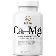 Dr. Swiss Hořčík + Vápník 100 kapslí - Magnesium