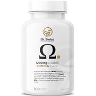 Dr. Swiss Omega 3-6-9, 100 kapslí - Omega 3 6 9