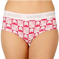 Andrie PS 2406 C - pink, cats, sizing. XL - Pants