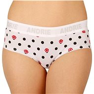 Andrie PS 2408 A - black polka dots, sizing. XL - Pants