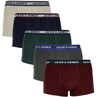Jack and Jones 5Pack 12165348 - grey/dark grey melan, sizing. XL - Boxer Briefs