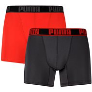 Puma 2Pack 671017001 015 grey/red - Boxer Briefs