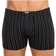 Andrie PS 5332 A - black with blue stripes, sizing. L - Boxer Briefs