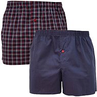 Nur Der 2Pack 827759-rot/blau kariert - Boxer Shorts