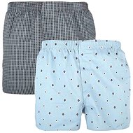 Nur Der 2Pack 827759-grau/hellblau gemustert, sizing. XL - Boxer Shorts