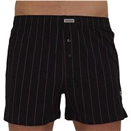 Andrie PS 4993 A - black, red stripe, sizing. M - Boxer Shorts