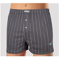 Andrie PS 4993 C - grey, stripes, sizing. XXL - Boxer Shorts