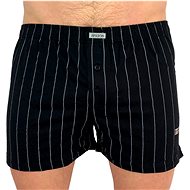 Andrie PS 4993 D - black, white stripe, sizing. L - Boxer Shorts