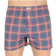 Andrie PS 4947 D - dark blue, orange stripe - Boxer Shorts