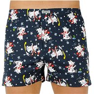 Andrie PS 5599 B - dark blue, bear, sizing. L - Boxer Shorts
