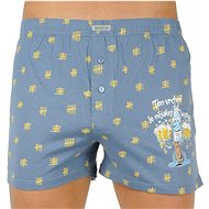 Andrie PS 5556 B - blue-gray, sizing. M - Boxer Shorts