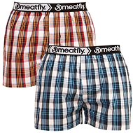 Meatfly 2Pack Bandit - Blue stripes, sizing. L - Boxer Shorts
