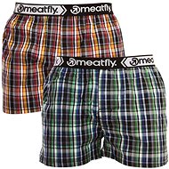 Meatfly 2Pack Bandit - Black yellow, sizing. M - Boxer Shorts