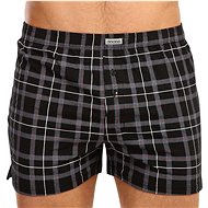 Andrie PS 5600 A - black with blue and red, size 1.5 mm L - Boxer Shorts