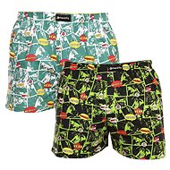 Meatfly 2Pack Agostino - green comics, sized 2. XL - Boxer Shorts
