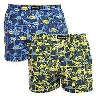 Meatfly 2Pack Agostino - yellow/blue comics, sized 1.5 mm. M - Boxer Shorts